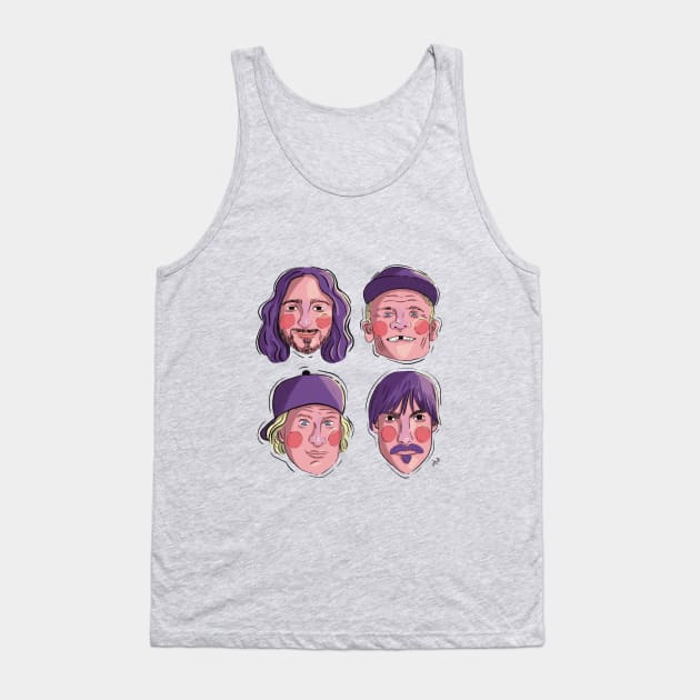 Red Hot Chilies Peppers Tank Top by juf.illustration@gmail.com